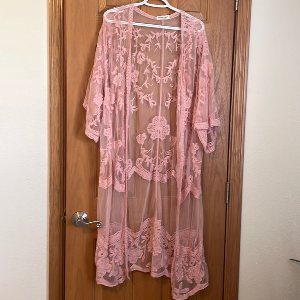 Half sleeve cover up Kimono